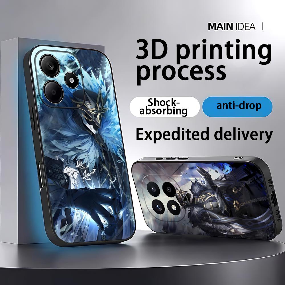 Xiaomi Redmi Note 13 - Genshin Impact Capitano Phone Case For