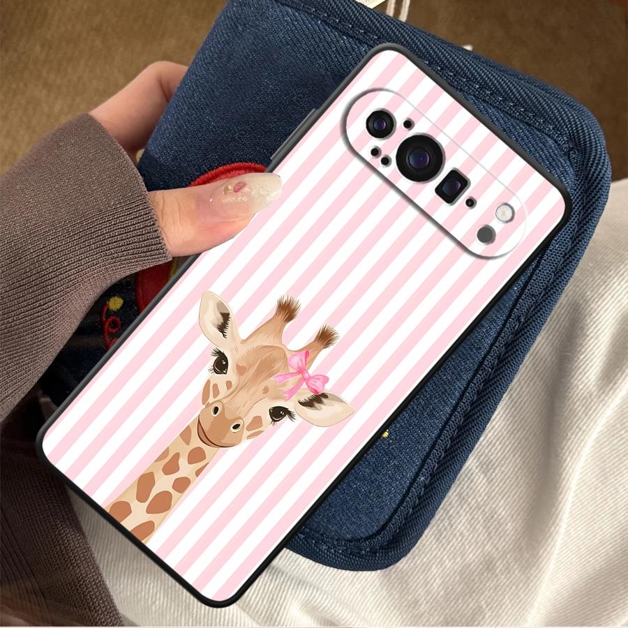 Cartoon Giraffe Funda Phone Co - đánh giá và giá Google Pixel 9