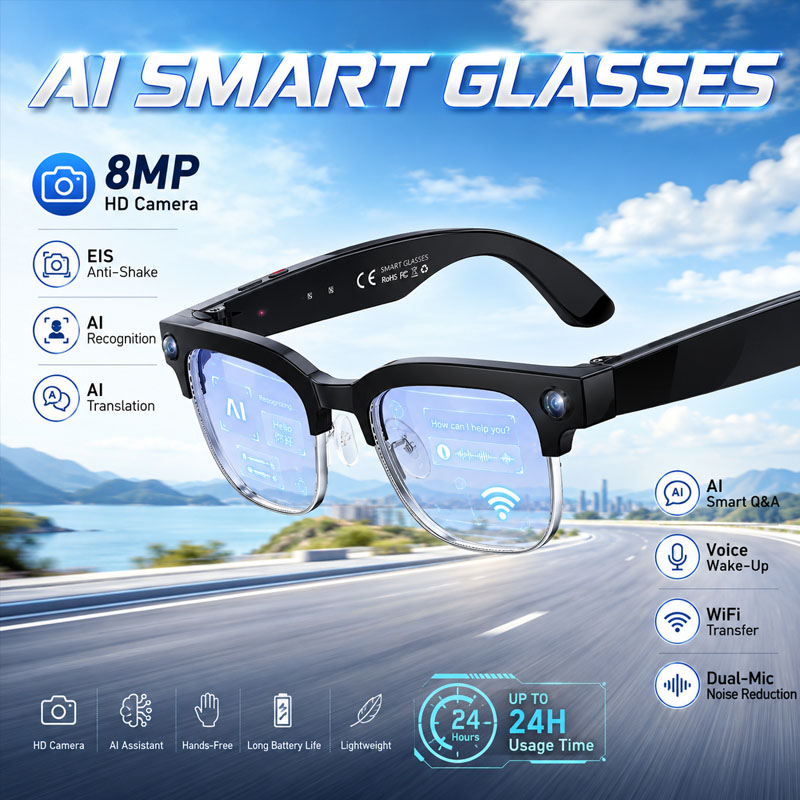 W630 HeyCyan AI Voice Wake-Up  - đánh giá và giá Smart Glasses Lens