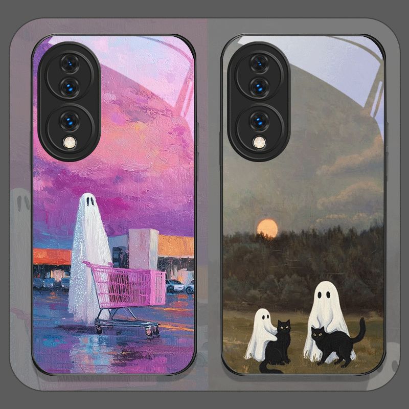 Cute Cartoon Black Cat Ghost P - đánh giá và giá Huawei Mate 60