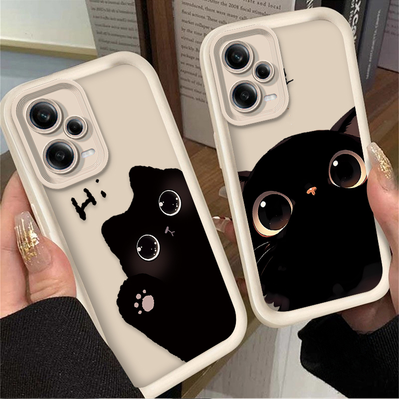 Lovely Big Eyed Cat Phone Case - đánh giá và giá Xiaomi Redmi Note 14
