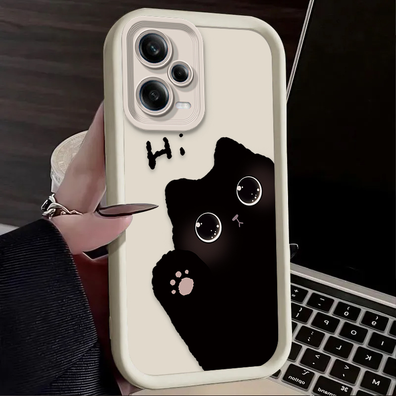 Lovely Big Eyed Cat Phone Case - đánh giá và giá Xiaomi Redmi Note 14