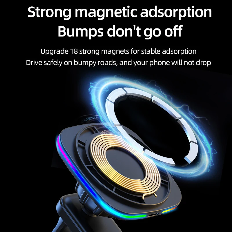 Magnetic Car Wireless Charger  - đánh giá và giá Apple Iphone 15