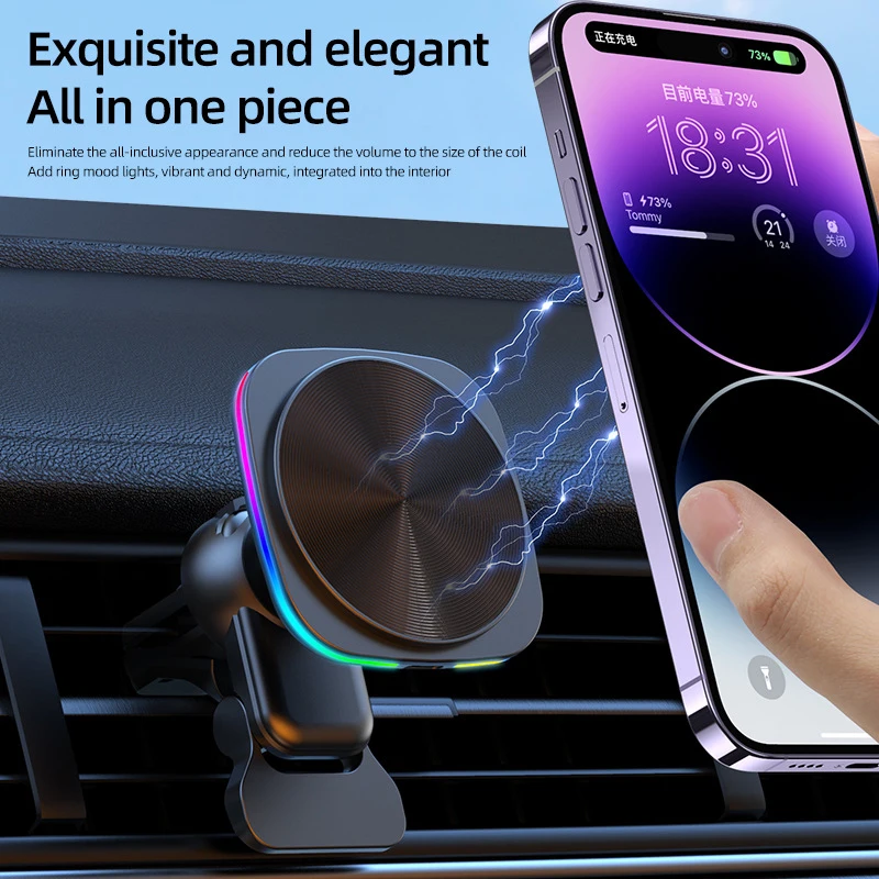 Magnetic Car Wireless Charger  - đánh giá và giá Apple Iphone 15