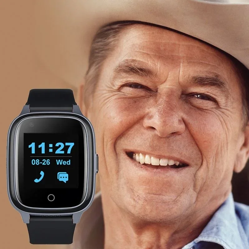 4G Elderly smart watch D32 Pen - đánh giá và giá Fall Detection Watch