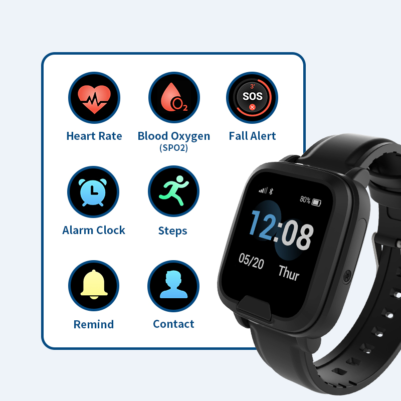 Seniors Smartwatch with GPS Fa - đánh giá và giá Fall Detection Watch