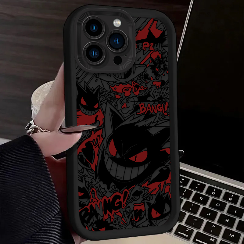 P-Pokemon Gengar Graffiti Phon - đánh giá và giá Apple Iphone 15 Pro Max