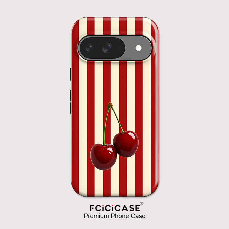 Fcicicase Cherry Stripe Patter - đánh giá và giá Google Pixel 8A