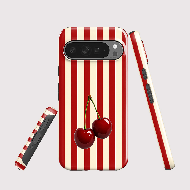 Fcicicase Cherry Stripe Patter - đánh giá và giá Google Pixel 8A