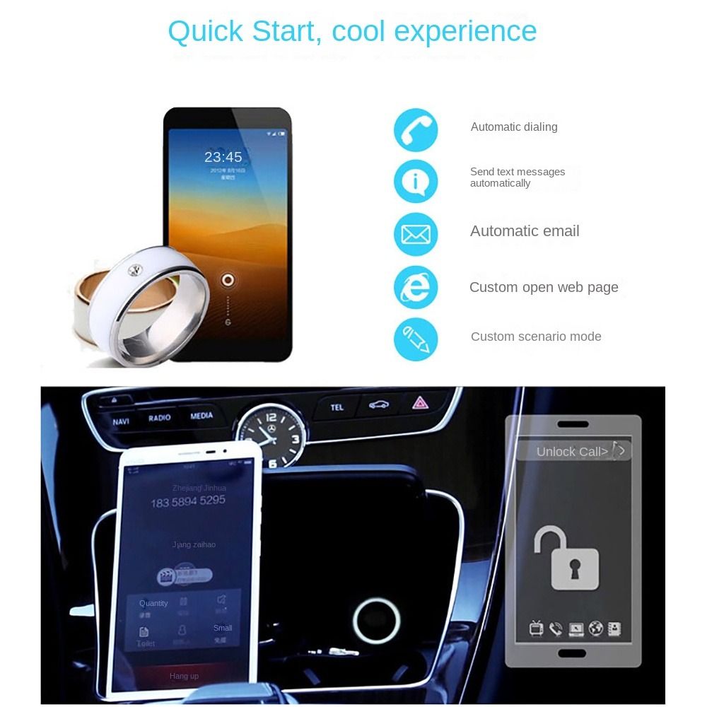 Stainless Steel NFC Smart Ring - đánh giá và giá Smart Ring Nfc Pay