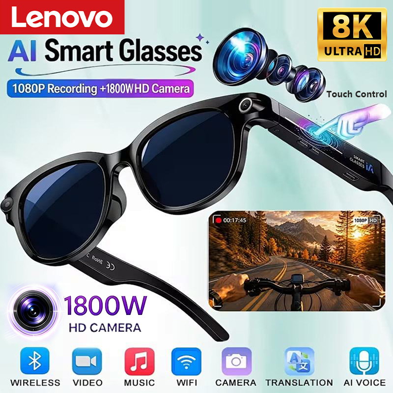Lenovo 8K 1800W AI Smart Glass - đánh giá và giá Smart Glasses Lens