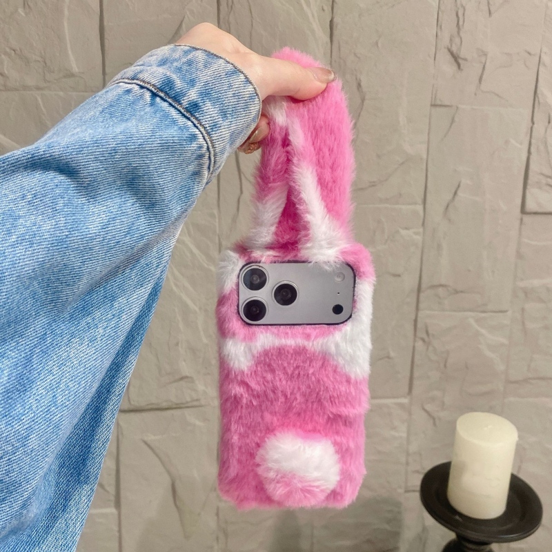 Cute Rabbit Design Fluffy Phon - đánh giá và giá Apple Iphone 15 Pro Max
