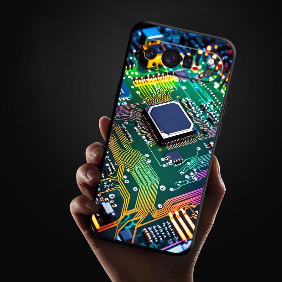 Retro Circuit Board Funda Phon - đánh giá và giá Google Pixel 8A